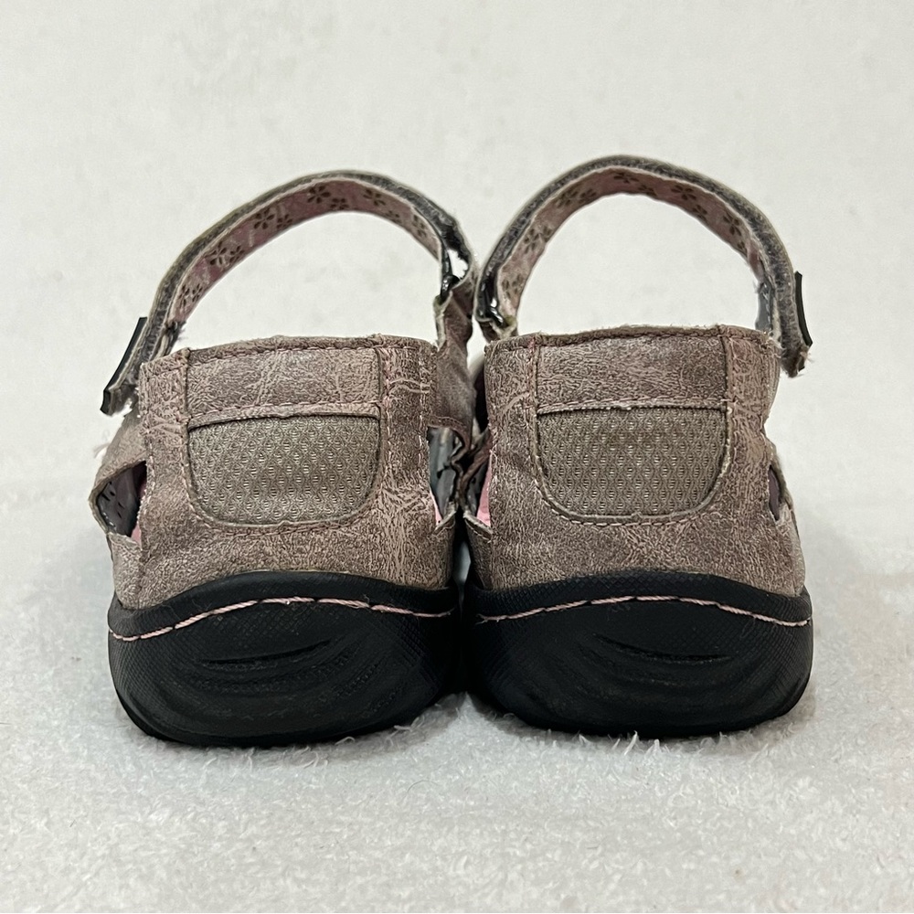 JBU by Jambu Grey Taupe Wildflower Mary Jane Casual Shoes Size 8.5 - Picture 8 of 14